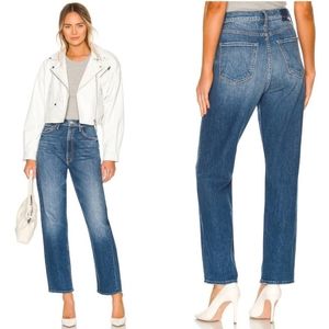 MOTHER High Waisted Study Hover in Treating Myself 24